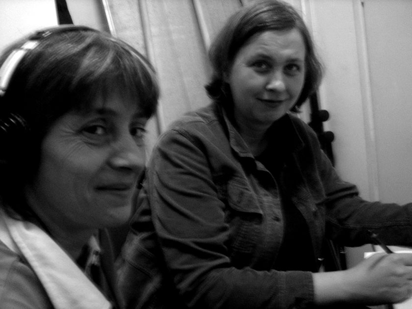 Jenia Georgieva and Ute Hörner in the Translators Cabine.
